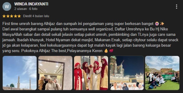 Testimoni Travel Umroh Alhijaz
